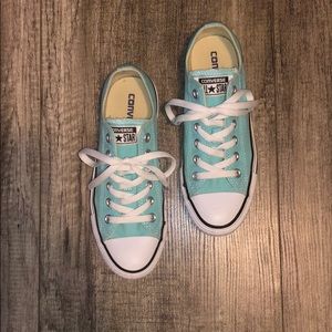 True Teal Converse Chuck Taylors